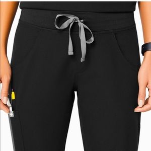 FIGS black Kade cargo scrub pants